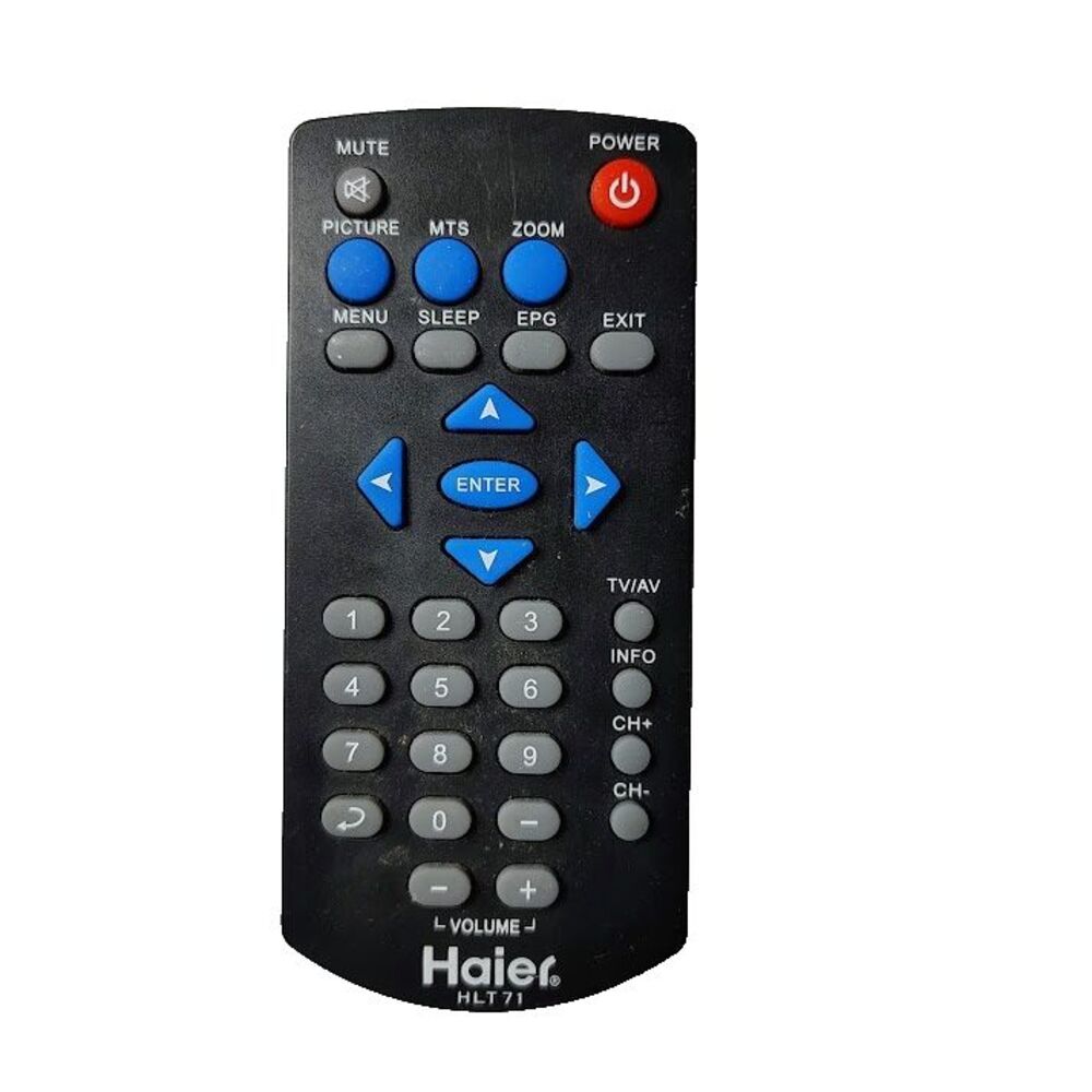 Haier HLT71 Remote Control For 7” Digital LCD TV OEM Genuine Tested Works